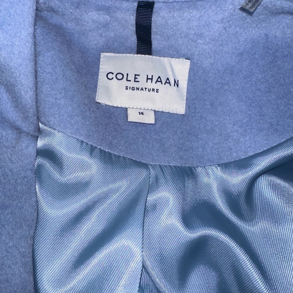 Cole Haan Light Blue Coat - Picture 5 of 5
